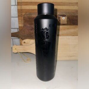 Starbucks Stainless Steel Discontinued‎ Mermaid 20oz Water Bottle -Black Matte